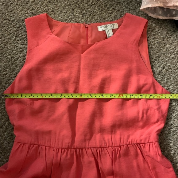 👔🟥Clearance 3/$12! Coral fit and flare sleeveless dress - Picture 8 of 8